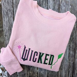 Embroidered WICKED Women's Sweatshirt Super Soft Multiple Sizes available